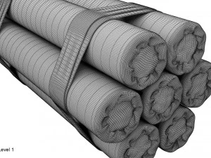 b&uuml;y&uuml;k bir grup dinamit 3D Model