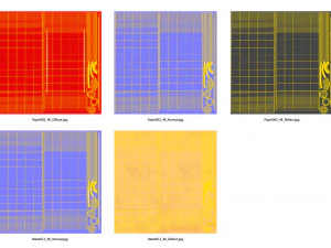 pergamena rossa Modello 3D