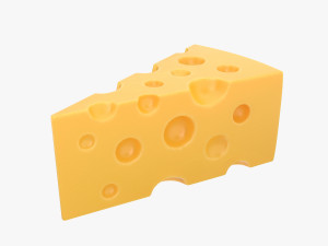 cheese piece 3D Model