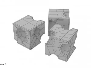 K&auml;sew&uuml;rfel 3D Modell