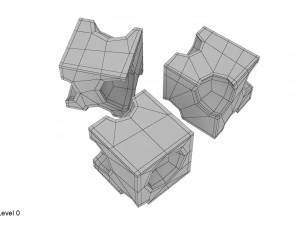 K&auml;sew&uuml;rfel 3D Modell