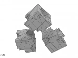 K&auml;sew&uuml;rfel 3D Modell