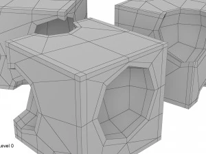 K&auml;sew&uuml;rfel 3D Modell