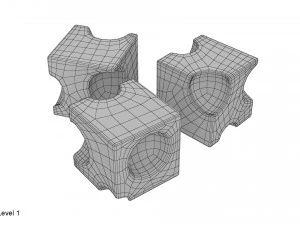 K&auml;sew&uuml;rfel 3D Modell
