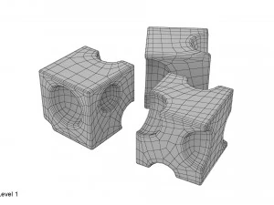 K&auml;sew&uuml;rfel 3D Modell