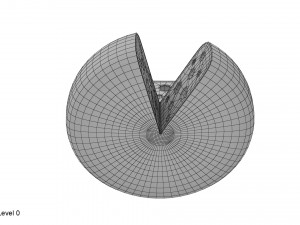 cheese wheel and piece Modèle 3D