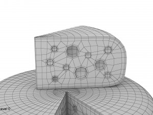 cheese wheel and piece Modèle 3D
