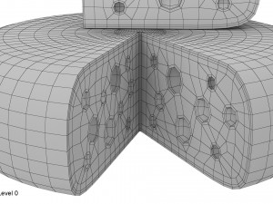 cheese wheel and piece Modèle 3D