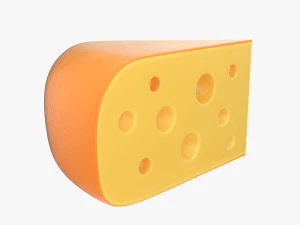 Käsespalte 3D Modell