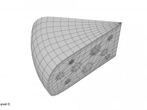 K&auml;sespalte 3D Modell