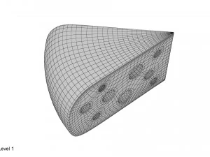 K&auml;sespalte 3D Modell