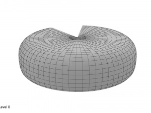 cheese wheel sliced Modelo 3D