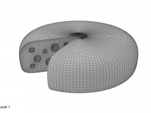 cheese wheel sliced Modelo 3D