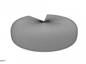cheese wheel sliced Modelo 3D