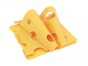 ensemble de fromages Modèle 3D