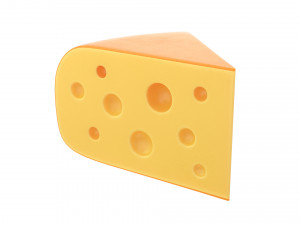 cheese set Modèle 3D