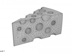 cheese set Modèle 3D