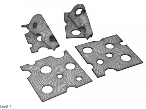 ensemble de fromages Modèle 3D