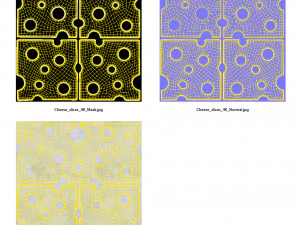 ensemble de fromages Modèle 3D