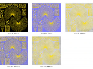 ensemble de fromages Modèle 3D
