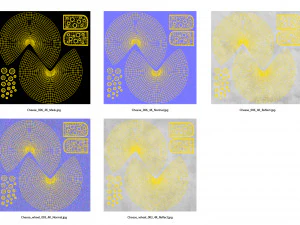 ensemble de fromages Modèle 3D