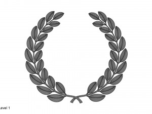 gold laurel wreath 3D Model