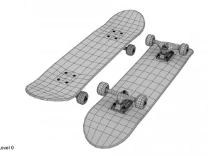 스케이트보드 3D 모델