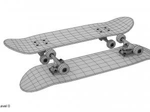 스케이트보드 3D 모델