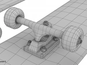 스케이트보드 3D 모델