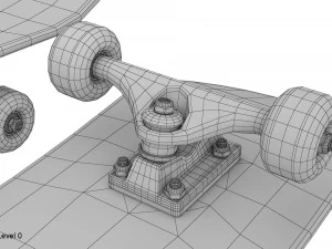 스케이트보드 3D 모델