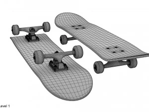 스케이트보드 3D 모델
