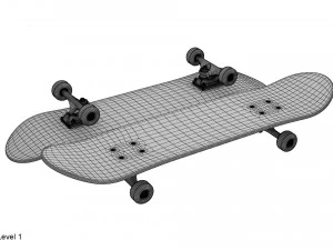 스케이트보드 3D 모델