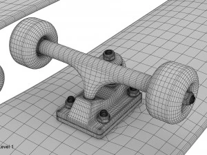 스케이트보드 3D 모델
