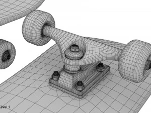 스케이트보드 3D 모델