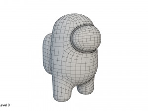 among us character 3D 模型