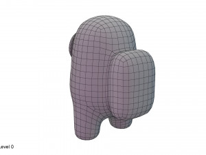 among us character 3D 模型