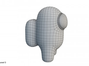 among us character 3D 模型