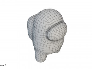 among us character 3D 模型