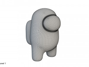 among us character 3D 模型