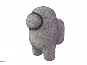 among us character 3D 模型