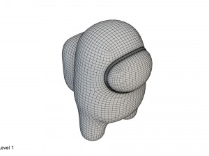 among us character 3D 模型