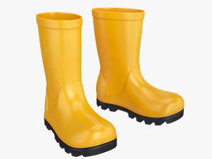rubber boots Modello 3D