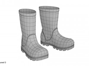 rubber boots 3D Model