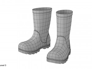 rubber boots 3D Model