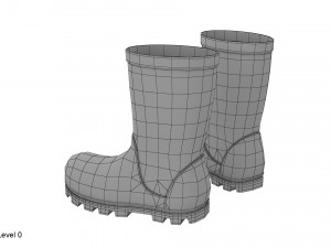 rubber boots 3D Model