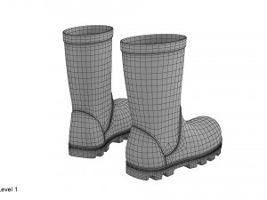 rubber boots 3D Model