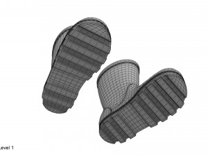 rubber boots 3D Model