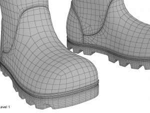 rubber boots 3D Model
