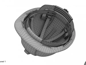 casco Modelo 3D