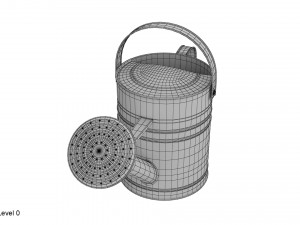 metal watering can 3D Model